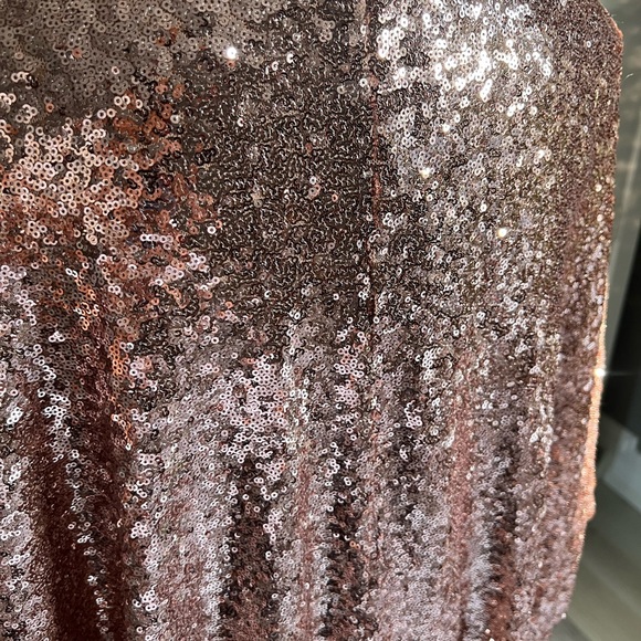 Rose gold sequin cardigan - Picture 6 of 6